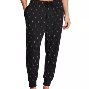 POLO Ralph Lauren Men's Pony Print Sleepwear Pajama Jogger Stretch Pants Size S